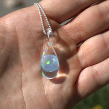 Load image into Gallery viewer, Large Opal Pendant Necklace
