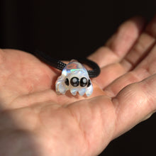 Load image into Gallery viewer, Glass Spider Pendant with Opal