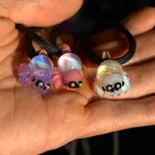 Load image into Gallery viewer, Glass Spider Pendant with Opal