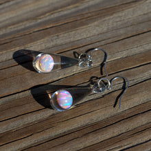 Load image into Gallery viewer, Large Opal Earrings