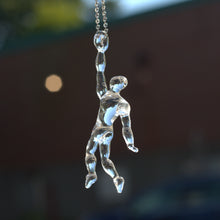 Load image into Gallery viewer, Glass Rock Climber Necklace
