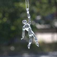 Load image into Gallery viewer, Glass Rock Climber Necklace