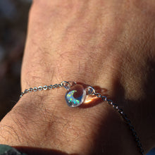 Load image into Gallery viewer, Opal Moon Charm Bracelet
