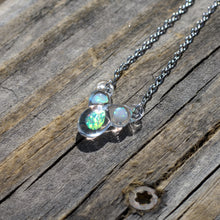 Load image into Gallery viewer, 3 Opal Pendant with Pear Opal
