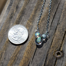 Load image into Gallery viewer, 3 Opal Pendant with Pear Opal
