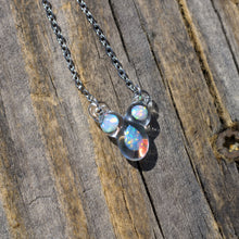 Load image into Gallery viewer, 3 Opal Pendant with Pear Opal
